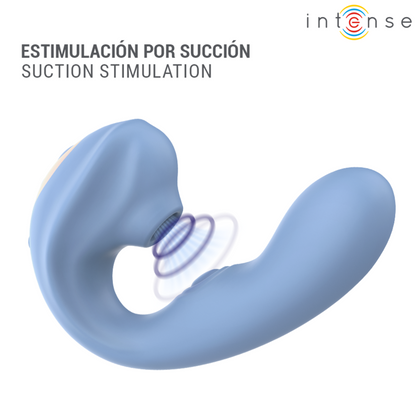 INTENSE - GINA MULTIFUNCTIONELL KLITORISSTIMULATOR BLÅ