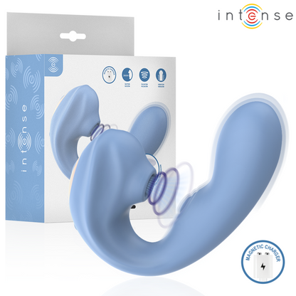INTENSE - GINA MULTIFUNCTIONELL KLITORISSTIMULATOR BLÅ