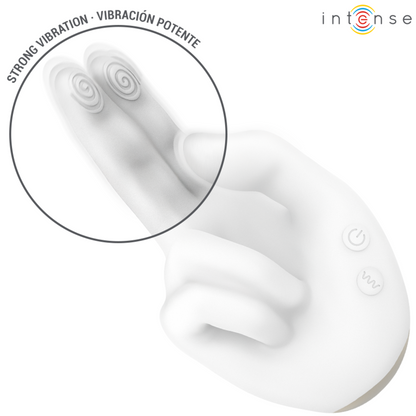 INTENSE - JIMMY HANDFORMAD MULTIFUNKTIONSSTIMULATOR MED VIBRATION OCH VÄRME