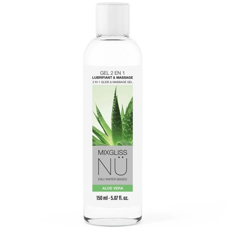 MIXGLISS - 2-I-1 VATTENBASERAT GLIDMEDEL OCH MASSAGEGEL NURU ALOE VERA 150 ML