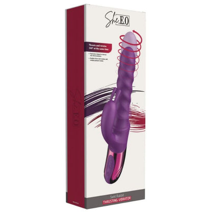SHE.E.O - PURPLE RABBIT SWIRL VIBRATOR