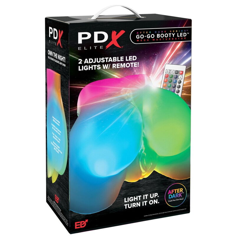 PDX ELITE - GO-GO BOOTY LED MEGAUPPLYST MANLIG MASTURBATOR