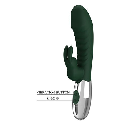 PRETTY LOVE - NAUGHTY BUNNY VIBRATOR 30 FUNKTIONER USB-UPPLADDNINGSBAR GRÖN