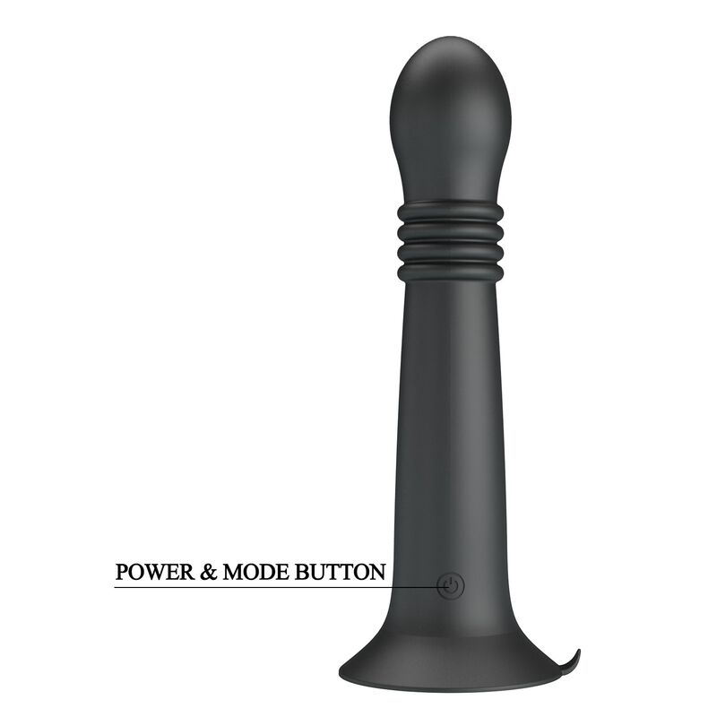 PRETTY LOVE - STELLA USB-UPPLADDNINGSBAR VIBRATOR MED ROTERANDE OCH STÖTANDE FUNKTION