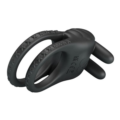 PRETTY LOVE - SINI RECHARGEABLE VIBRATING COCK RING 10 FUNCTIONS BLACK