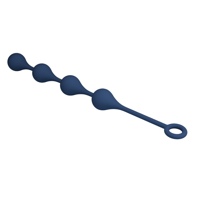 MR PLAY - ANALA KULOR I BLÅ SILIKON STORLEK L 42,6 CM