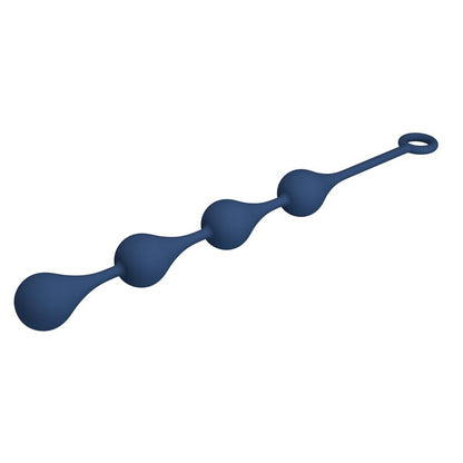 MR PLAY - ANALA KULOR I BLÅ SILIKON STORLEK L 42,6 CM