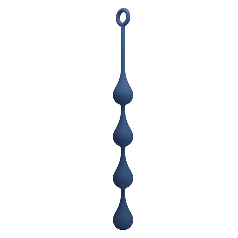 MR PLAY - ANALA KULOR I BLÅ SILIKON STORLEK L 42,6 CM