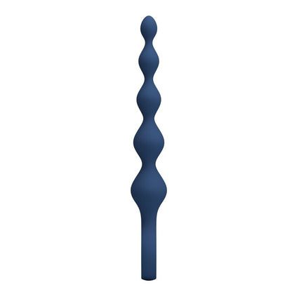 MR PLAY - BLÅA ANALPÄRLOR I SILIKON & ANALPLUGG 20,4 CM