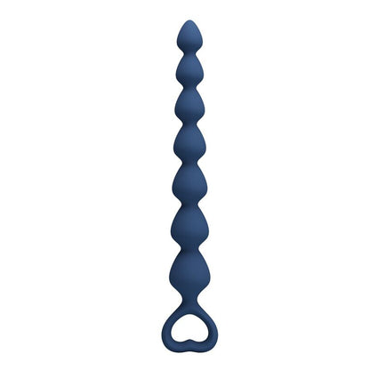 MR PLAY - BLÅ ANALPÄRLOR OCH ANALPLUGG I SILIKON 26,7 CM
