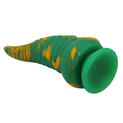 POWER MONSTERS - ABYSSAL COLOSSUS TVÅFÄRGAD FANTASY-DILDO I SILIKON 22,5 CM Ø 6 CM