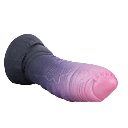 POWER MONSTERS - DREADFUL FIEND TVÅFÄRGAD FANTASY SILIKONDILDO 24 CM Ø 6 CM