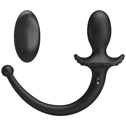 MR PLAY - TRÅDLÖS ANAL- OCH PERINEUMVIBRATOR MED FJÄRRKONTROLL SVART