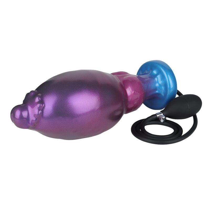 POWER MONSTERS - RIFT TITAN TVÅFÄRGAD UPPSLÄBAR FANTASY-DILD I SILIKON 24 CM Ø 5 CM