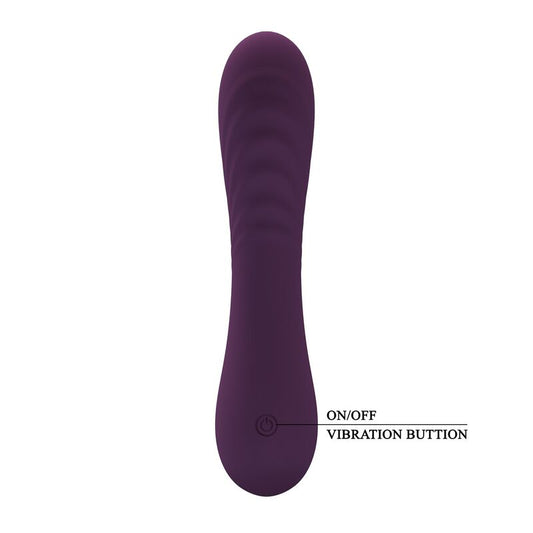 PRETTY LOVE - ALEXISROSE RECHARGEABLE VIBRATOR 10 FUNCTIONS PURPLE