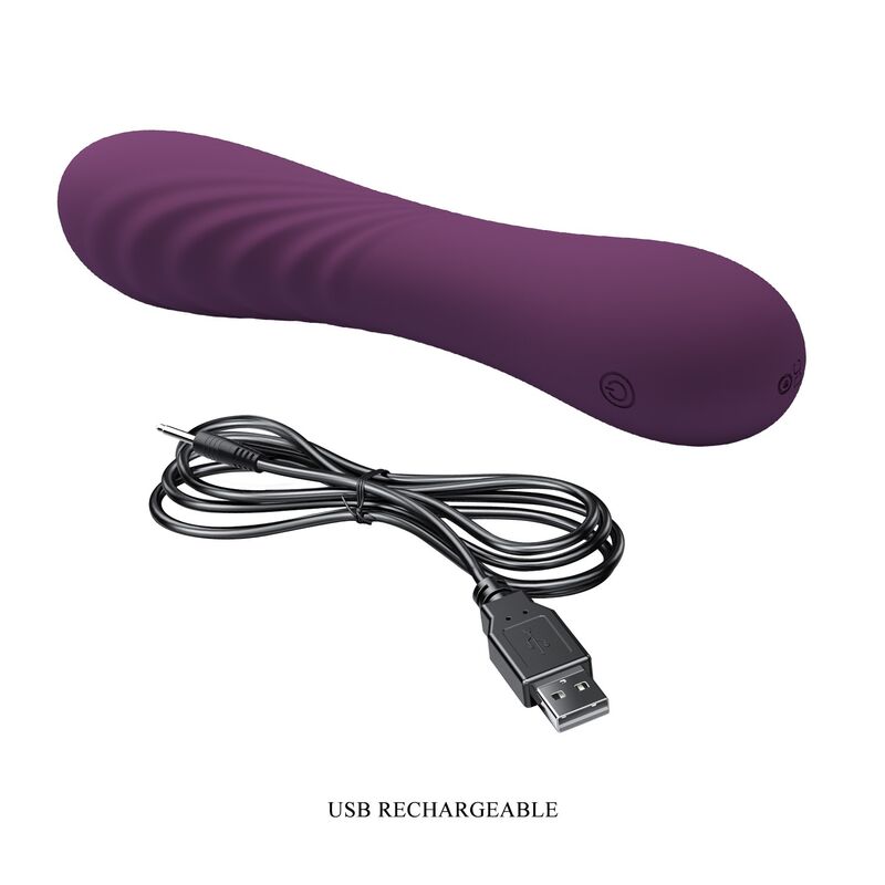 PRETTY LOVE - ALEXISROSE UPPLADDNINGBAR VIBRATOR 10 FUNKTIONER LILA