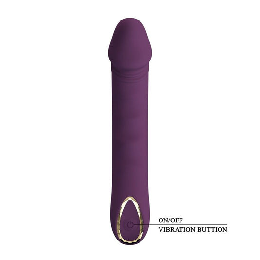 PRETTY LOVE - AMARA RECHARGEABLE VIBRATOR 10 FUNCTIONS PURPLE
