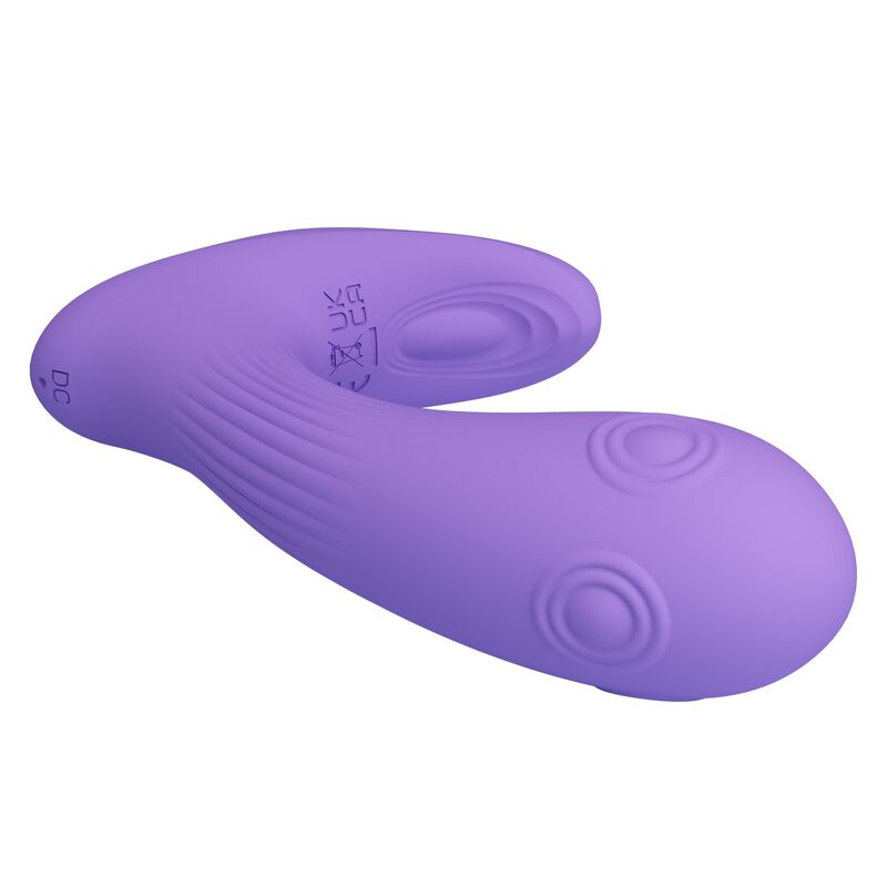 PRETTY LOVE - ANDROMEDA UPPLADDNINGSBAR VIBRATOR FÖR DUBBELSTIMULERING LILA