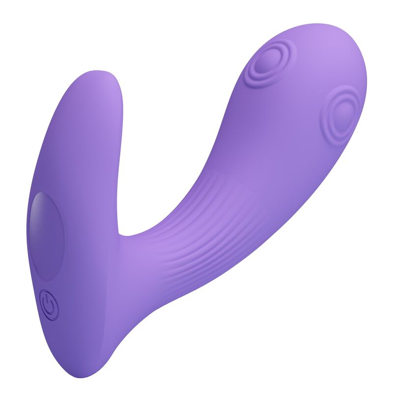 PRETTY LOVE - ANDROMEDA UPPLADDNINGSBAR VIBRATOR FÖR DUBBELSTIMULERING LILA