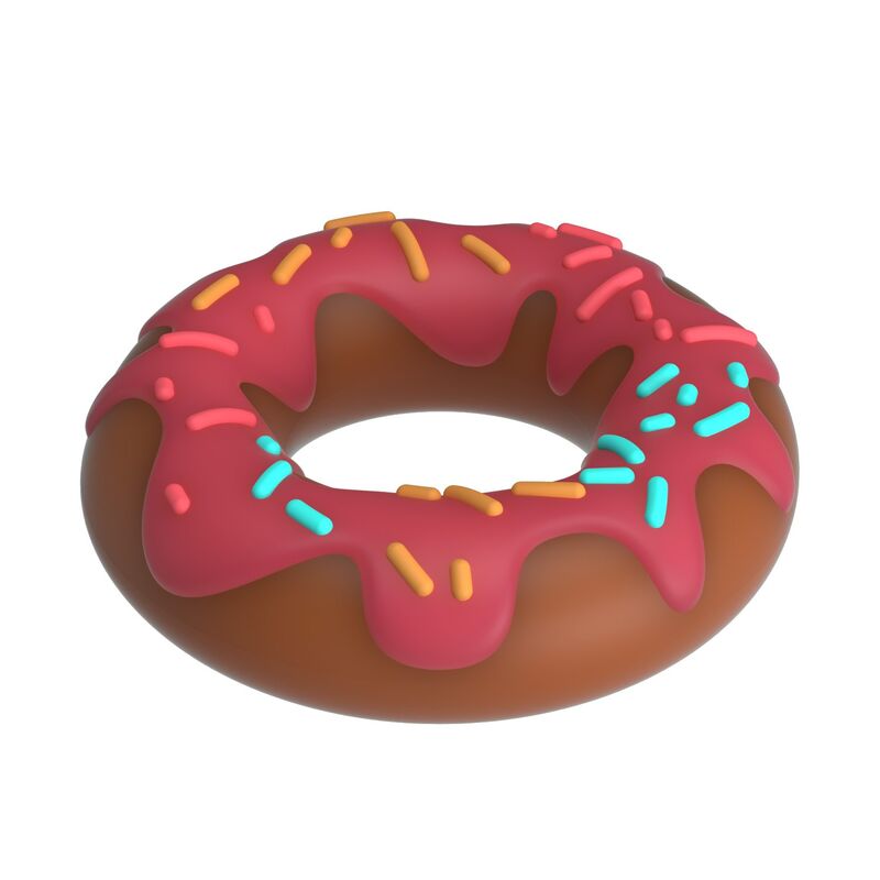 PRETTY LOVE - SUPER DONUT PENISRING ROSA