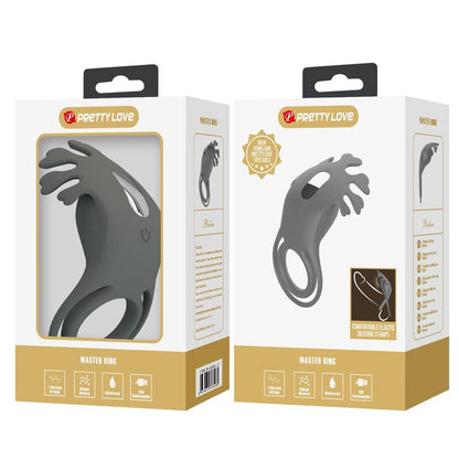 PRETTY LOVE - RECHARGEABLE VIBRATING RING WITH STIMULATOR