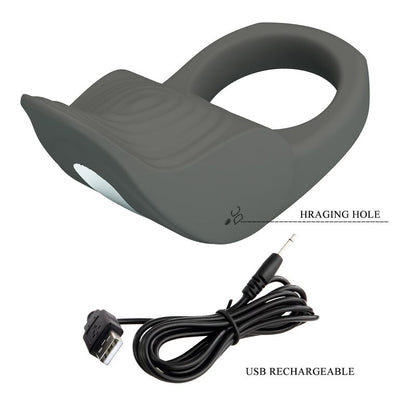 PRETTY LOVE - RECHARGEABLE FLEXIBLE SILICONE VIBRATING RING