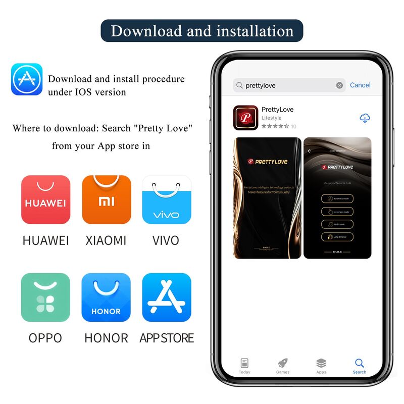 PRETTY LOVE - ANTHONY APP-STYRD ANAL- OCH PERINEUMVIBRATOR SVART