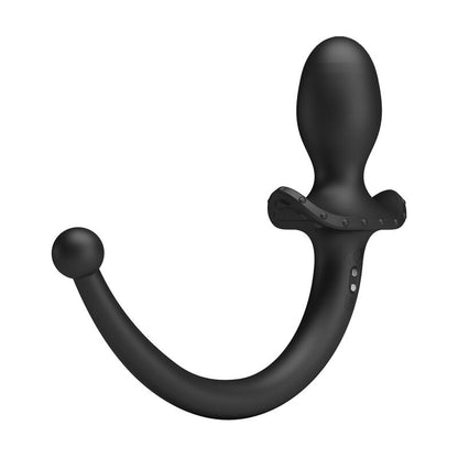 PRETTY LOVE - ANTHONY APP-STYRD ANAL- OCH PERINEUMVIBRATOR SVART
