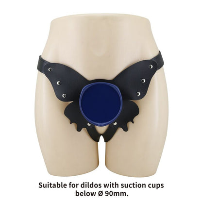 PRETTY LOVE - UNIVERSAL STRAP-ON HARNESS BRIEFS BLACK AND BLUE