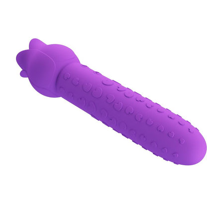 PRETTY LOVE - DANNELL UPPLADDNINGSBAR ORAL OCH KLITORISSTIMULERANDE VIBRATOR LILA