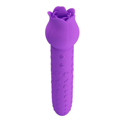 PRETTY LOVE - DANNELL UPPLADDNINGSBAR ORAL OCH KLITORISSTIMULERANDE VIBRATOR LILA