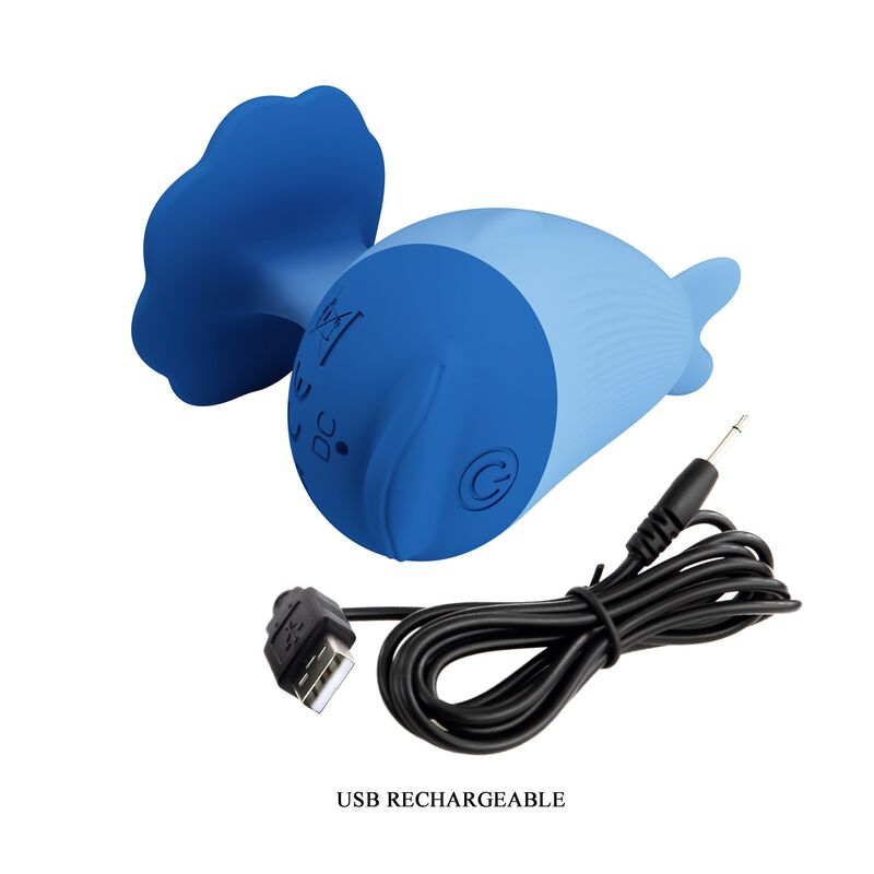 PRETTY LOVE - DOLPHIN MINI USB-UPPLADDNINGSBAR VIBRATOR