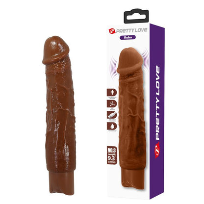 PRETTY LOVE - DUKE REALISTISK VIBRATOR 23,5 CM Ø 4,8 CM BRUN