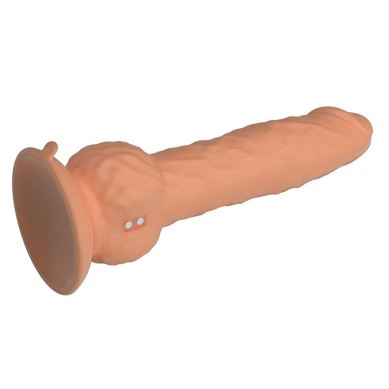 PRETTY LOVE - EREN THRUSTING VIBRATING DILDO 20,5 CM Ø 4,5 CM NATURLIG