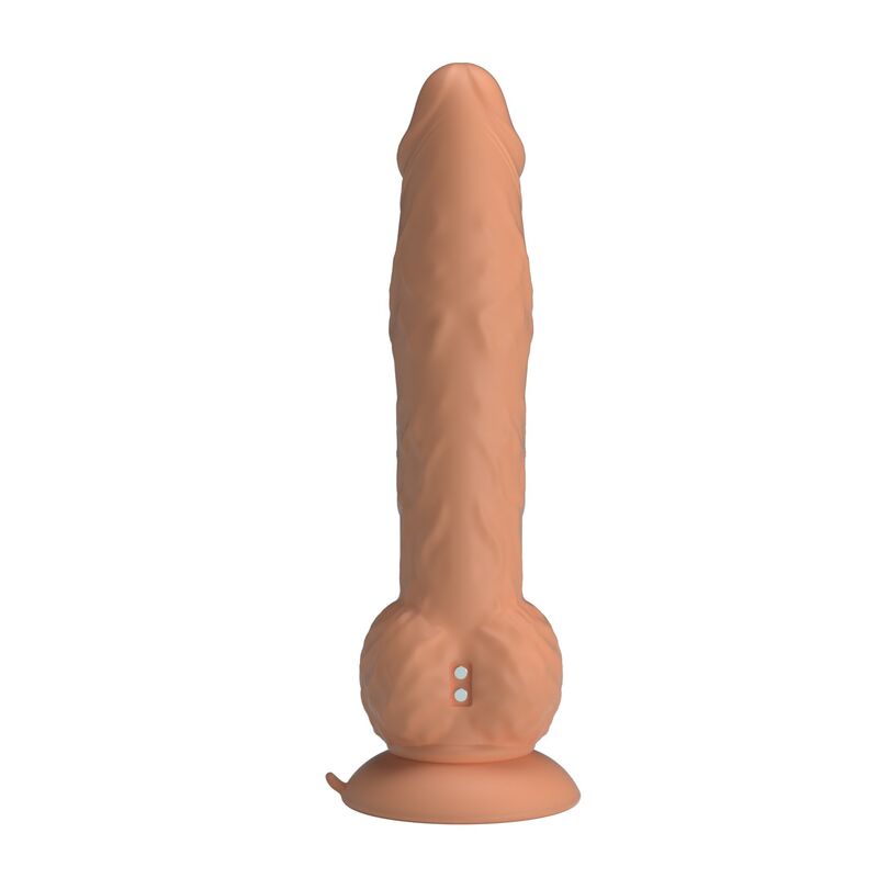 PRETTY LOVE - EREN THRUSTING VIBRATING DILDO 20,5 CM Ø 4,5 CM NATURLIG