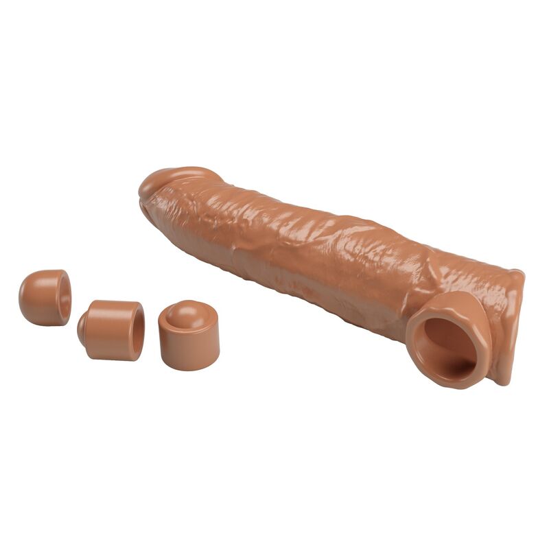 PRETTY LOVE - JUSTERBAR PENISFÖRLÄNGARE 26 CM Ø 4 CM NATURLIG