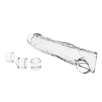 PRETTY LOVE - JUSTERBAR PENISFÖRLÄNGARE 26 CM Ø 4 CM TRANSPARENT