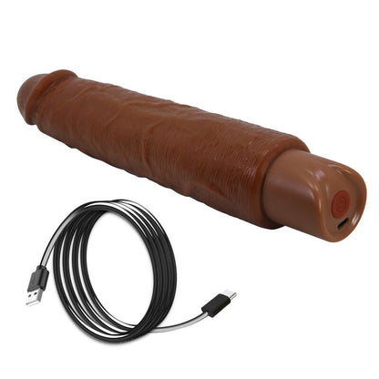 PRETTY LOVE - GAVIN REALISTISK VIBRATOR 25 CM Ø 5 CM BRUN