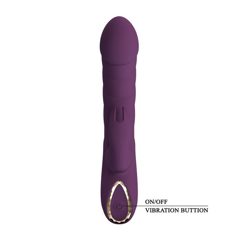 PRETTY LOVE - HARPER UPPLADDNINGBAR KANINVIBRATOR 10 FUNKTIONER LILA