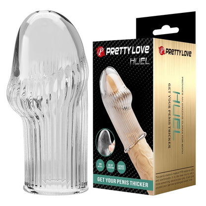 PRETTY LOVE - HUEL PENIS-HYLSA GÖR DIN PENIS TJOCKARE TRANSPARENT