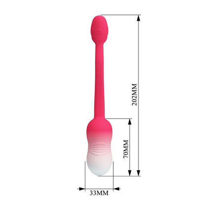 PRETTY LOVE - PULSEN APP-STYRT VIBRERANDE ÄGG 12 FUNKTIONER USB-UPPLADDNINGSBART ROSA