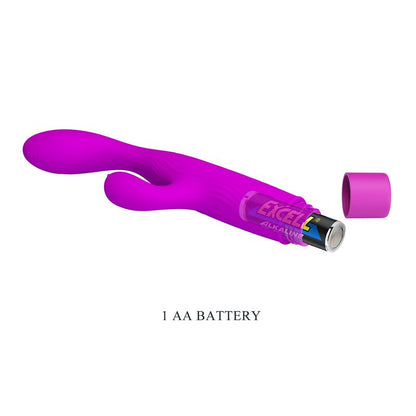 PRETTY LOVE - JENE DUAL STIMULATION G-PUNKTS- OCH KLITORISVIBRATOR LILA