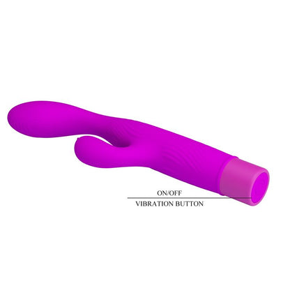 PRETTY LOVE - JENE DUAL STIMULATION G-PUNKTS- OCH KLITORISVIBRATOR LILA