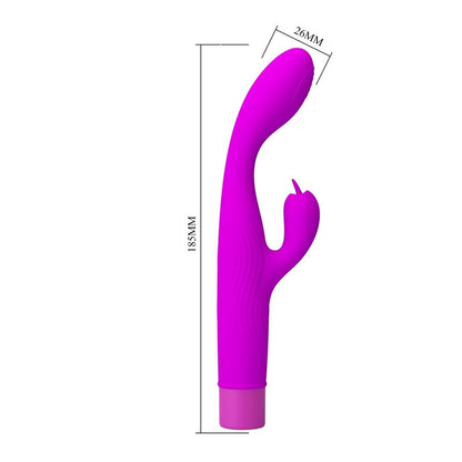 PRETTY LOVE - JENE DUAL STIMULATION G-PUNKTS- OCH KLITORISVIBRATOR LILA