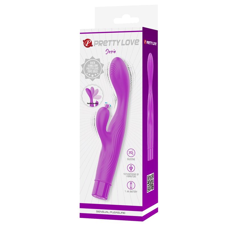 PRETTY LOVE - JENE DUAL STIMULATION G-PUNKTS- OCH KLITORISVIBRATOR LILA