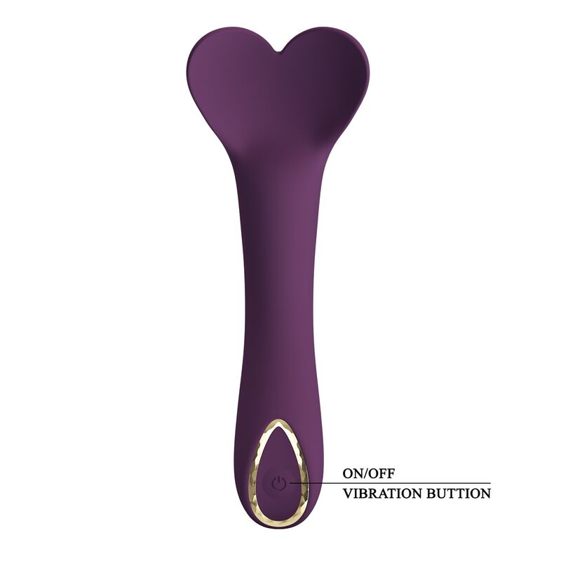 PRETTY LOVE - KENYELL UPPLADDNINGBAR VIBRATOR 10 FUNKTIONER LILA
