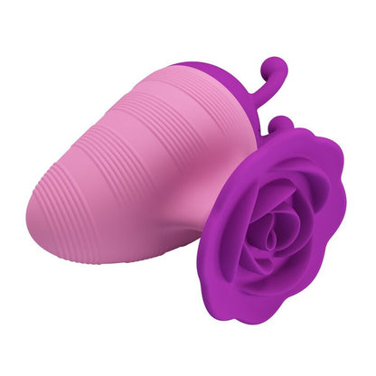 PRETTY LOVE - LITTLE BEE RECHARGEABLE CLITORAL STIMULATOR 7 MODES PURPLE-PINK