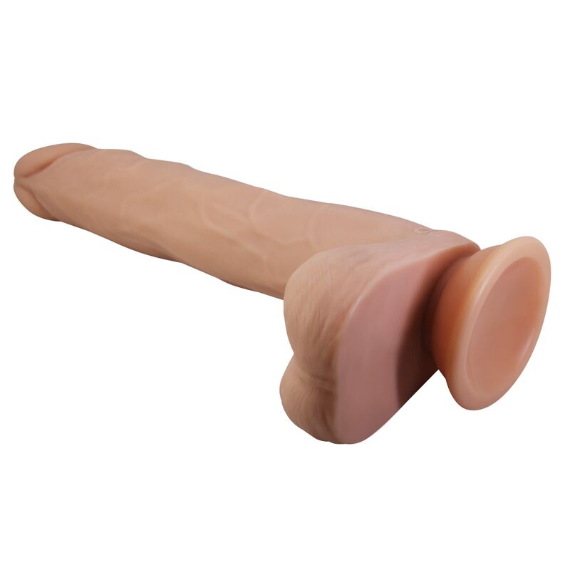 PRETTY LOVE - NOLAN STÖTANDE & ROTERANDE VIBRERANDE DILDO FJÄRRKONTROLL 24,5 CM Ø 5 CM NATURLIG