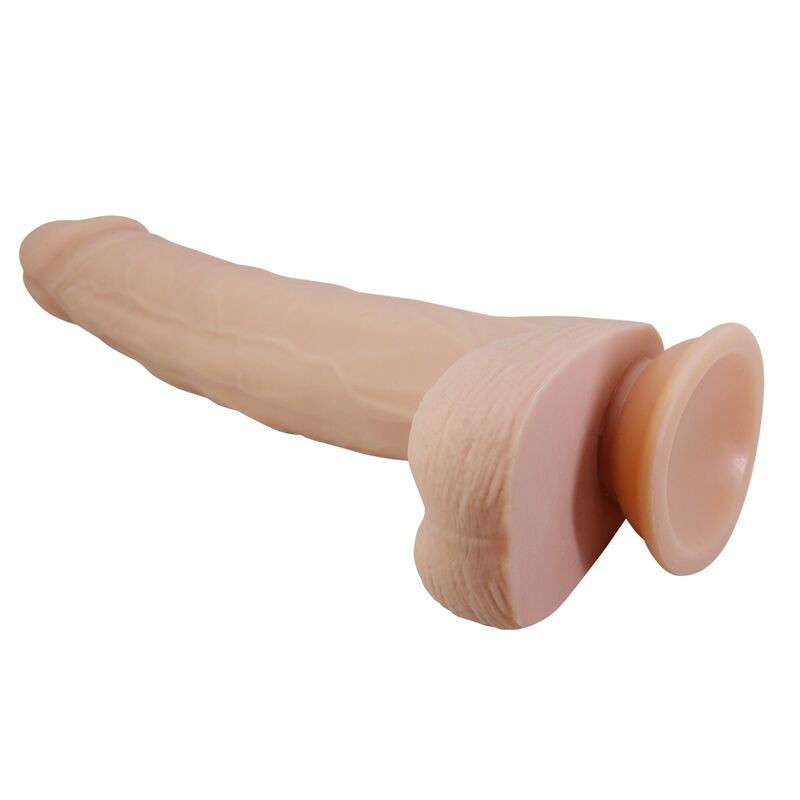 PRETTY LOVE - MILES STÖTANDE & ROTERANDE VIBRERANDE DILDO FJÄRRKONTROLL 23,5 CM Ø 4,8 CM NATURLIG