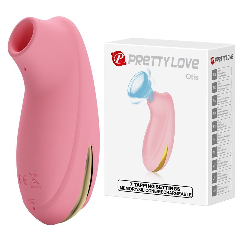 PRETTY LOVE - OTIS KLITORISSTIMULATOR MED SUGFUNKTION 7 LÄGEN ROSA
